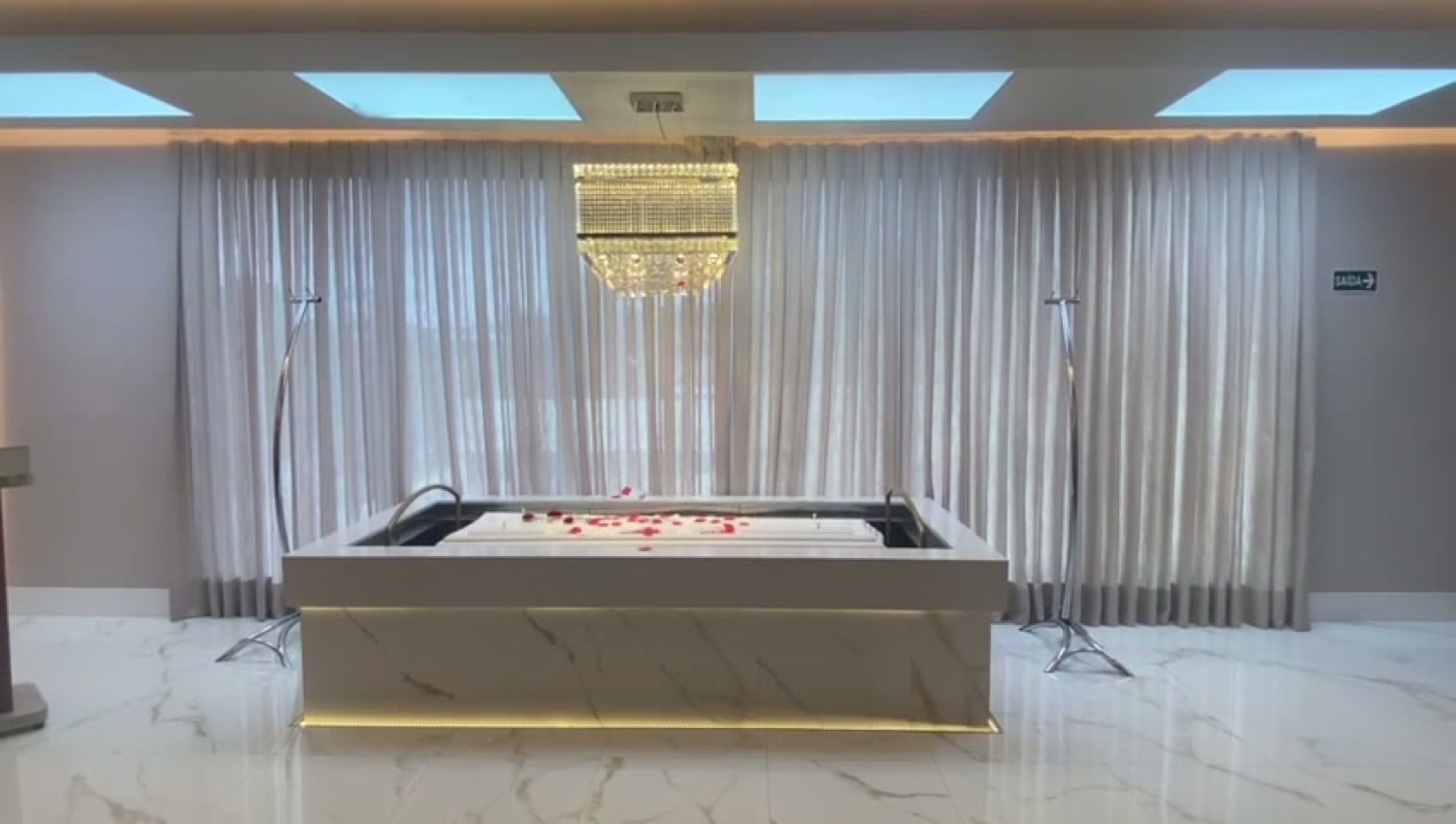 Sala de velório da Central Funerária 24h